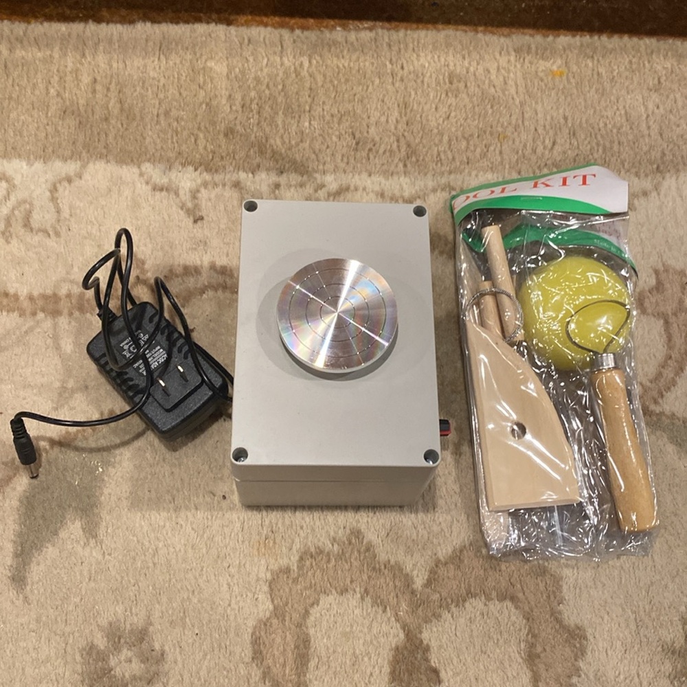 Mini Wheels Electric Pottery Machine US Clay Throwing Making Ceramic Machine